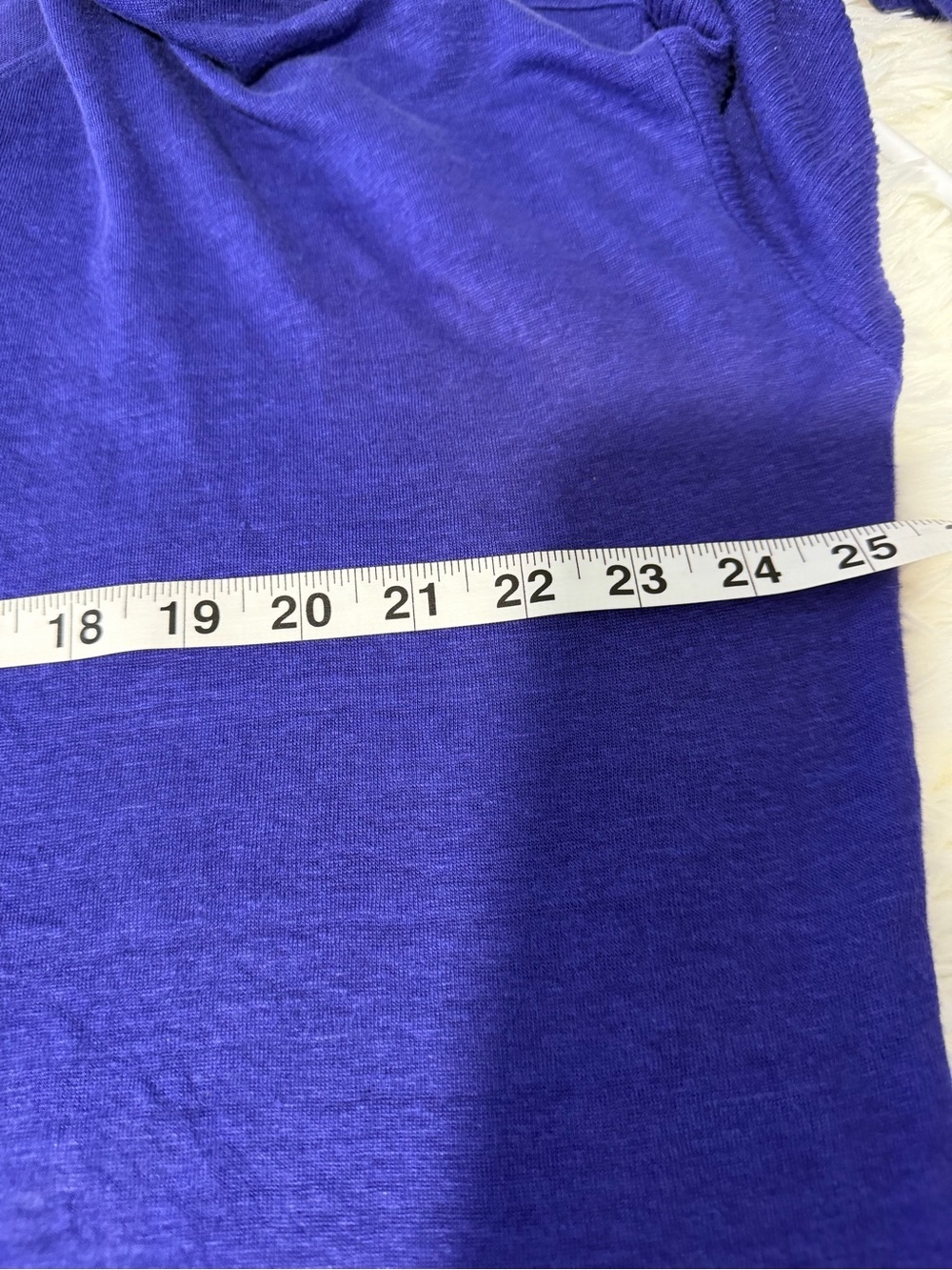 Eileen Fisher Organic Linen Boxy Top – Purple Shade Minimalist Quiet Luxury - Picture 5 of 9